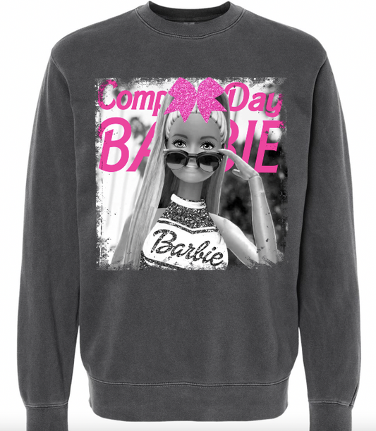 Comp Day Barbie Pigment Dyed Sweatshirt