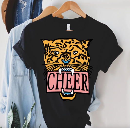 Leopard Cheer T-Shirt