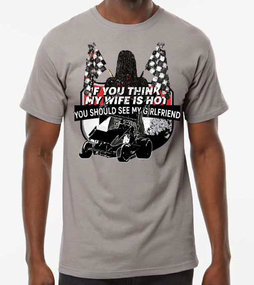 "You Should See My Girlfriend" Micro Sprint T-Shirt