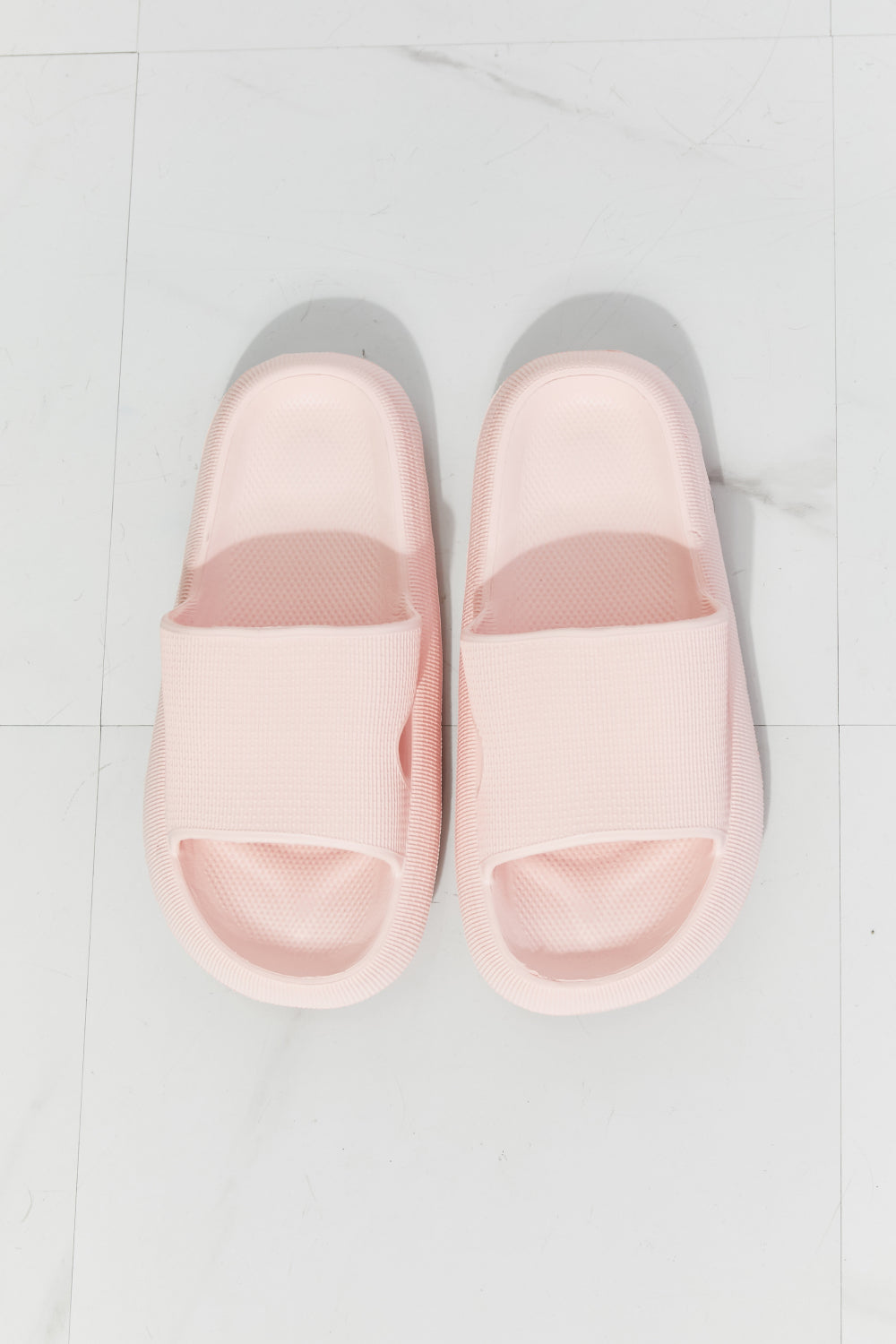 Pink Open Toe Slide